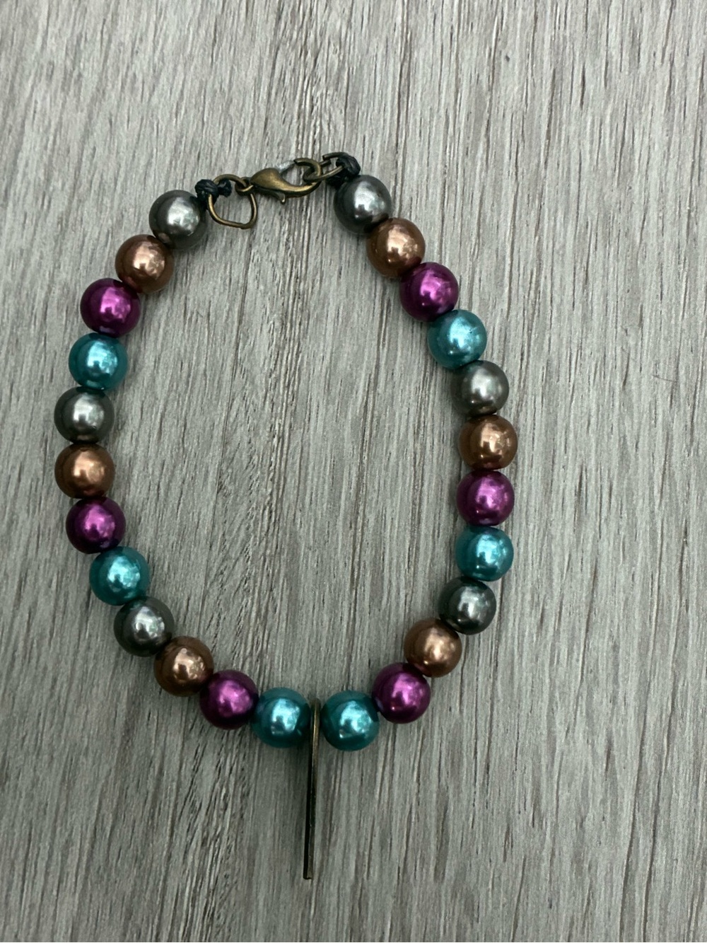 Multicolor Pearl Beaded Bracelet - Women Jewelry